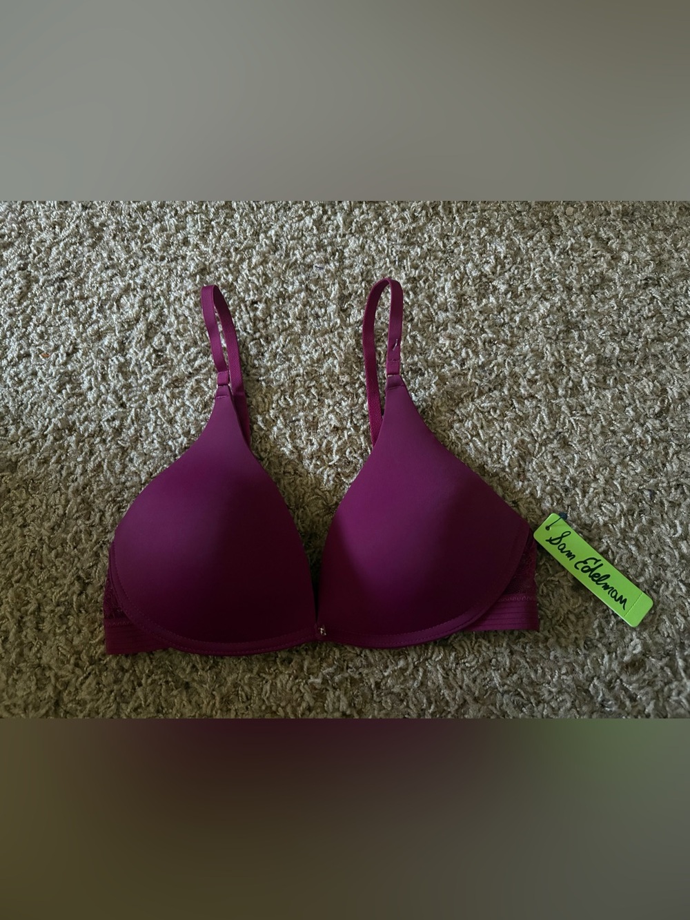 Sam Edelman Raspberry Radiance Wireless Padded Bra S NEW